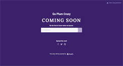 Desktop Screenshot of goplumcrazy.com