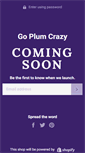 Mobile Screenshot of goplumcrazy.com